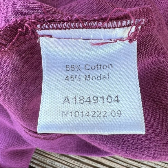 Kleen Lagenlook Asymmetrical Wrap Long Sleeve Tunic Fuchsia Minimalist Large GUC - Picture 10 of 11